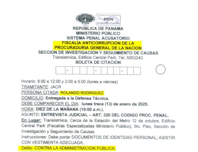 Journalist Rolando Rodríguez called to account in corruption probe