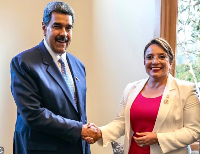Xiomara Castro affirms support for Nicolás Maduro as international pressures grow